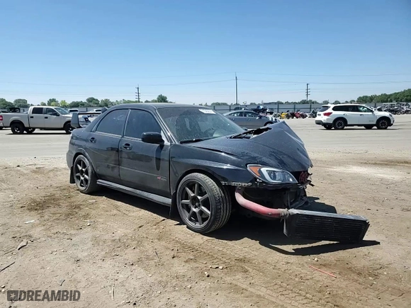 2007 Subaru Impreza Sedan WRX STI with VIN JF1GD76697L525791, listed as a Copart auction lot 61945654 with 105,074 mi miles and Salvage Title. Bid and sale history available at carsss.com. Image 11.