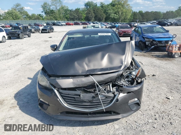 2015 Mazda 3 i Sport with VIN JM1BM1K75F1223408, listed as a Copart auction lot 54992705 with 93,925 mi miles and Salvage Title. Bid and sale history available at DreamBid. Image 5.