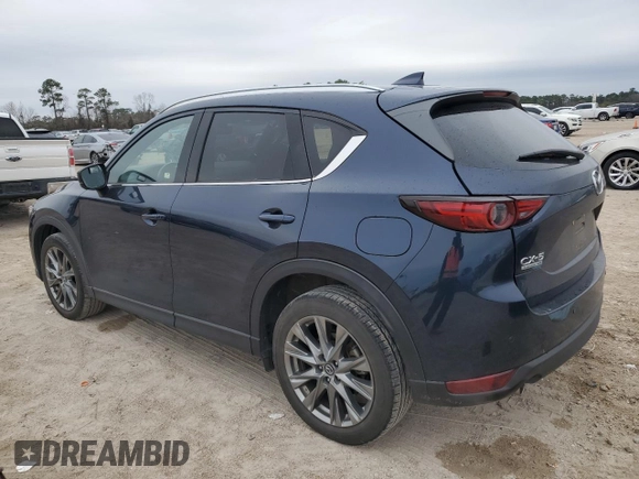 2021 Mazda CX-5 Signature with VIN JM3KFBEY9M0343758, listed as a Copart auction lot 46469785 with 41,757 mi miles and Salvage Title. Bid and sale history available at carsss.com. Image 2.