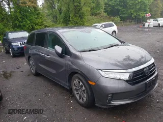 2022 Honda Odyssey EX-L z VIN 5FNRL6H77NB018068, wystawiony jako IAAI lot #42260972 z przebiegiem 37 990 mil mil oraz . Historia ofert i sprzedaży dostępna na DreamBid. Obrazek 12.