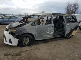 2018 Toyota Sienna LE with VIN 5TDJZ3DCXJS206893, listed as a Copart auction lot 54091505 with Not provided miles and Non repairable. Bid and sale history available at DreamBid. Image 1.