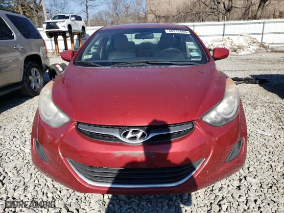 2011 Hyundai Elantra Ltd with VIN KMHDH4AE4BU088702, listed as a Copart auction lot 48212885 with 96,333 mi miles and Clean Title. Bid and sale history available at carsss.com. Image 5.