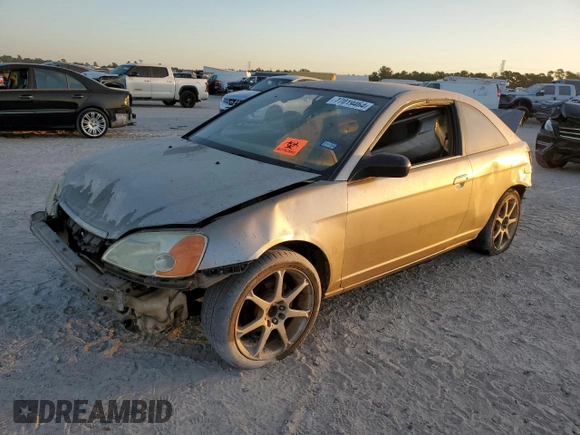 2003 Honda Civic LX with VIN 1HGEM21513L009200, listed as a Copart auction lot 77019464 with Not Provided miles and Salvage Title. Bid and sale history available at DreamBid. Image 1.