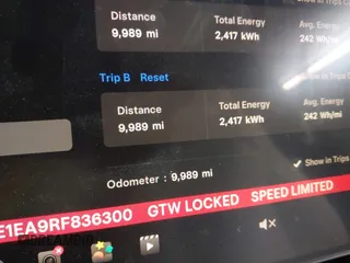 2024 Tesla Model 3 with VIN 5YJ3E1EA9RF836300, listed as a IAAI auction lot 41988009 with 9,989 mi miles. Bid and sale history available at carsss.com. Image 16.