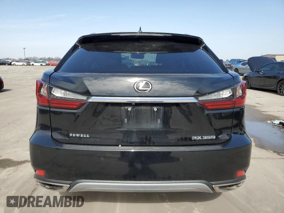 2020 Lexus RX with VIN 2T2HZMAA3LC157745, listed as a Copart auction lot 45034295 with 57,794 mi miles and Salvage Title. Bid and sale history available at carsss.com. Image 6.