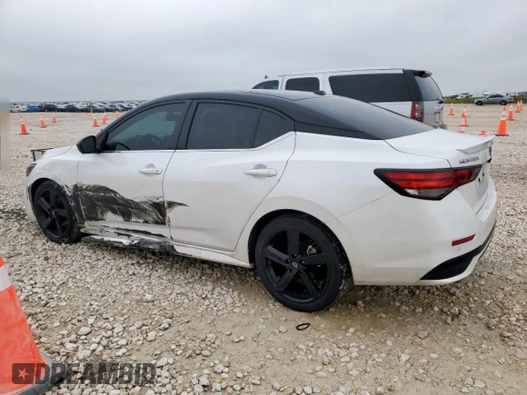 2024 Nissan Sentra SR with VIN 3N1AB8DV2RY382265, listed as a Copart auction lot 58528095 with 20,314 mi miles and Salvage title. Bid and sale history available at DreamBid. Image 2.