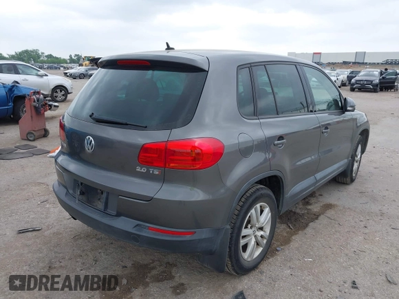2012 Volkswagen Tiguan SE with VIN WVGAV7AX8CW004451, listed as a IAAI auction lot 42287717 with 110,167 mi miles and . Bid and sale history available at DreamBid. Image 4.