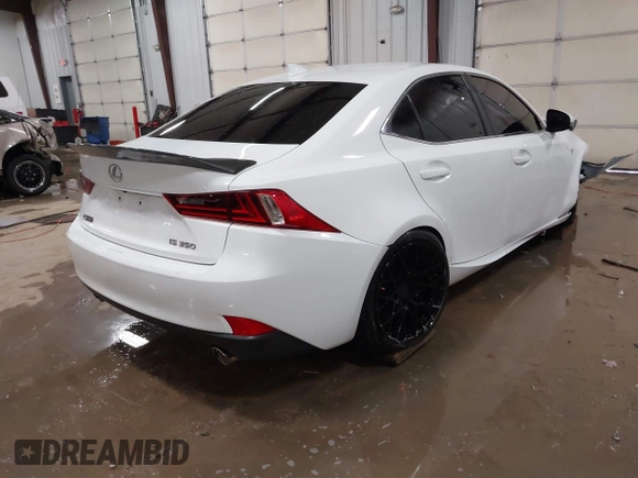 2016 Lexus IS 350 with VIN JTHBE1D21G5025397, listed as a IAAI auction lot 41607880 with 123,087 mi miles and . Bid and sale history available at DreamBid. Image 4.
