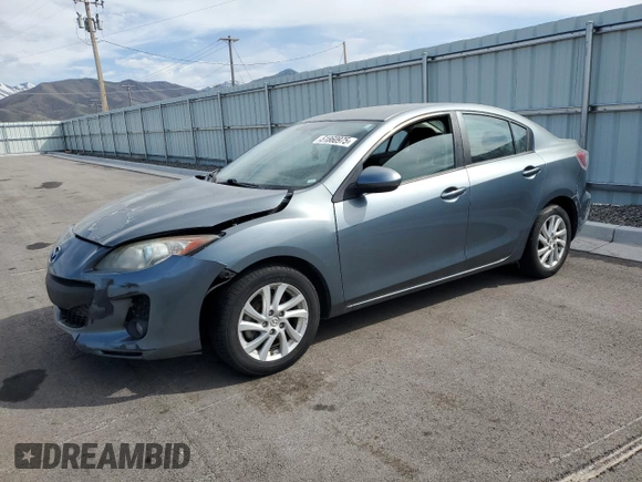 2012 Mazda 3 i Touring with VIN JM1BL1V78C1694656, listed as a Copart auction lot 51860975 with 146,193 mi miles and Salvage Title. Bid and sale history available at DreamBid. Image 1.