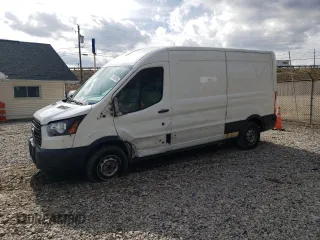 2017 Ford Transit with VIN 1FTYR2CM5HKB46378, listed as a Copart auction lot 50690895 with 185,337 mi miles and Salvage Title. Bid and sale history available at carsss.com. Image 1.
