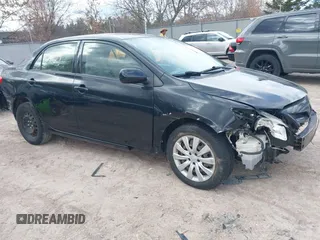 2012 Toyota Corolla L with VIN JTDBU4EE8C9180465, listed as a IAAI auction lot 41861829 with 163,631 mi miles. Bid and sale history available at carsss.com. Image 1.