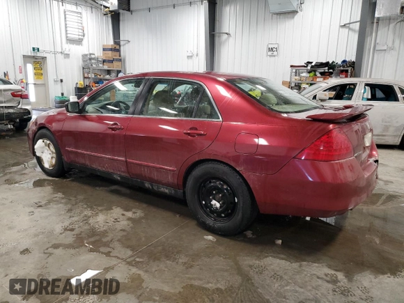 2006 Honda Accord LX SE with VIN 1HGCM55376A811560, listed as a Copart auction lot 44641895 with 206,946 mi miles and Clean title. Bid and sale history available at DreamBid. Image 2.