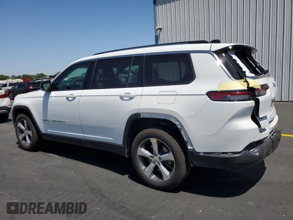 2021 Jeep Grand Cherokee Limited with VIN 1C4RJKBG5M8194882, listed as a Copart auction lot 58395065 with 76,633 mi miles and Salvage title. Bid and sale history available at DreamBid. Image 2.