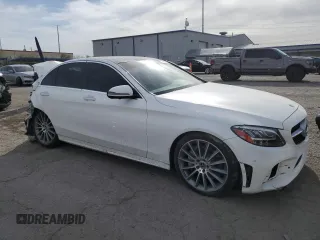 2019 Mercedes-Benz C 300 z VIN WDDWF8DB3KR501438, wystawiony jako Copart lot #51296765 z przebiegiem 50 710 mil mil oraz Szkoda całkowita • Salvage title. Historia ofert i sprzedaży dostępna na DreamBid. Obrazek 4.
