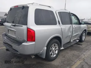 2005 Infiniti QX56 with VIN 5N3AA08AX5N810084, listed as a IAAI auction lot 41862041 with 168,958 mi miles. Bid and sale history available at carsss.com. Image 4.
