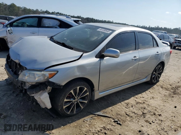 2009 Toyota Corolla XRS with VIN 2T1BE40E49C027816, listed as a Copart auction lot 44138545 with 165,071 mi miles and Salvage Title. Bid and sale history available at carsss.com. Image 1.