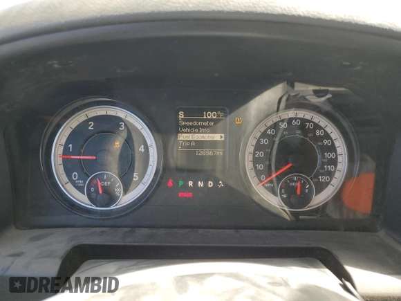 2018 Ram 2500 Tradesman with VIN 3C6UR4HL4JG144202, listed as a Copart auction lot 60995035 with 126,987 mi miles and Salvage title. Bid and sale history available at DreamBid. Image 9.
