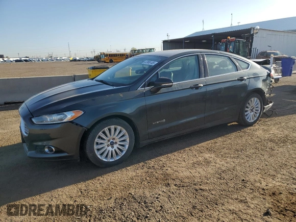 2015 Ford Fusion SE Hybrid with VIN 3FA6P0LU7FR114130, listed as a Copart auction lot 52806105 with 119,542 mi miles and Salvage Title. Bid and sale history available at DreamBid. Image 1.