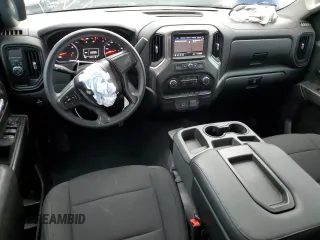 2020 Chevrolet Silverado 1500 Custom with VIN 3GCPWBEH9LG452164, listed as a Copart auction lot 52166725 with 114,131 mi miles and Salvage Title. Bid and sale history available at DreamBid. Image 8.