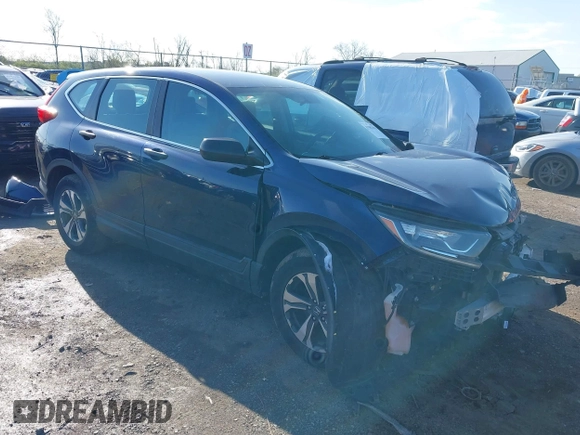 2017 Honda CR-V LX with VIN 2HKRW6H37HH202243, listed as a IAAI auction lot 41983295 with 124,948 mi miles. Bid and sale history available at carsss.com. Image 1.