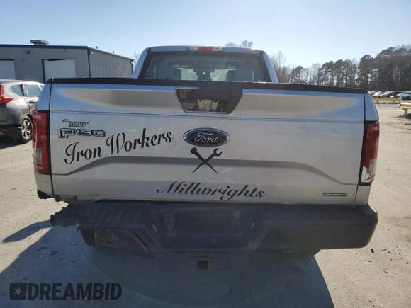 2016 Ford F-150 XLT with VIN 1FTFX1EF7GFB29286, listed as a Copart auction lot 86624814 with 330,094 mi miles and Salvage title. Bid and sale history available at DreamBid. Image 6.