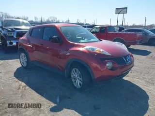 2012 Nissan Juke SL with VIN JN8AF5MR8CT117874, listed as a IAAI auction lot 41753101 with 117,710 mi miles. Bid and sale history available at carsss.com. Image 1.