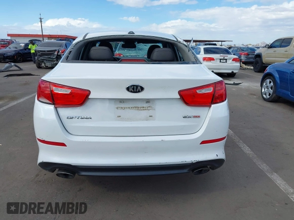 2015 Kia Optima EX с VIN 5XXGN4A70FG514151, выставлен на аукционе IAAI как лот 41746671 с пробегом 126 597 миль миль и . История ставок и продаж доступна на DreamBid. Изображение 16.
