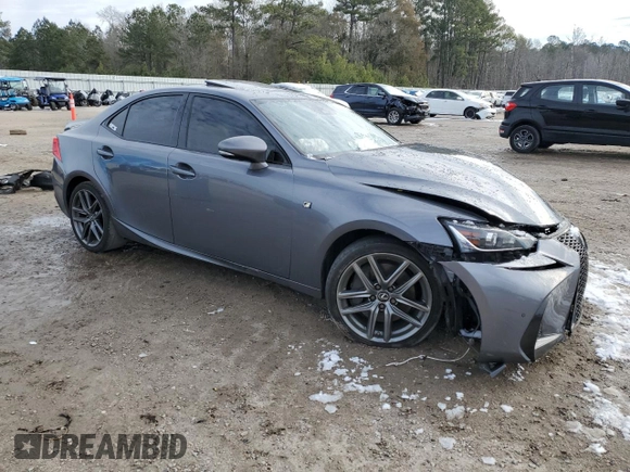 2020 Lexus IS with VIN JTHGZ1B23L5036408, listed as a Copart auction lot 41977605 with 0 mi miles and Salvage Title. Bid and sale history available at carsss.com. Image 4.