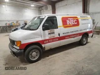 2005 Ford Econoline Cargo with VIN 1FTRE14W95HA58467, listed as a Copart auction lot 87041454 with 167,135 mi miles and Non Repairable. Bid and sale history available at carsss.com. Image 1.