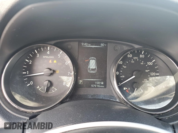 2017 Nissan Rogue S with VIN KNMAT2MV9HP537904, listed as a Copart auction lot 64998025 with 97,916 mi miles and Salvage title. Bid and sale history available at DreamBid. Image 9.