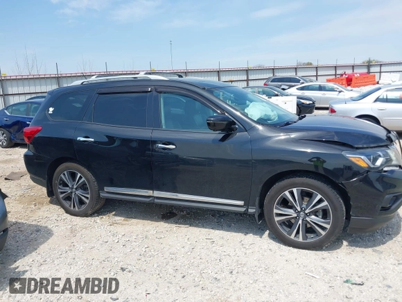 2017 Nissan Pathfinder SL with VIN 5N1DR2MM5HC611759, listed as a IAAI auction lot 42030917 with 103,548 mi miles and . Bid and sale history available at DreamBid. Image 13.
