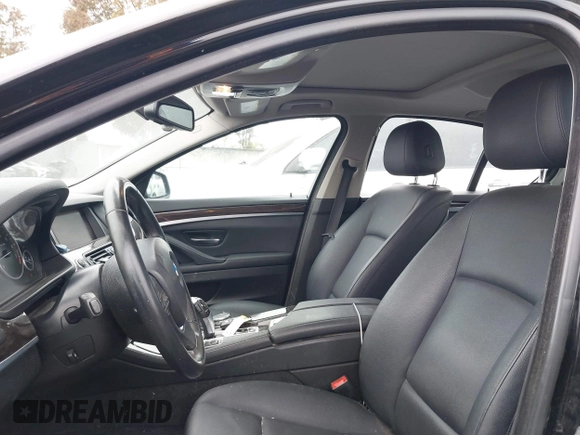 2015 BMW 5 Series 528i with VIN WBA5A5C56FD514814, listed as a IAAI auction lot 42052381 with 76,306 mi miles. Bid and sale history available at carsss.com. Image 19.