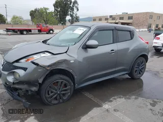 2012 Nissan Juke S with VIN JN8AF5MR9CT114353, listed as a IAAI auction lot 41984396 with Not Provided miles and . Bid and sale history available at carsss.com. Image 2.