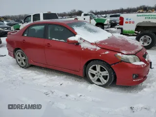 2009 Toyota Corolla XRS with VIN 1NXBE40E59Z102022, listed as a Copart auction lot 45042115 with 92,626 mi miles and Salvage Title. Bid and sale history available at carsss.com. Image 4.