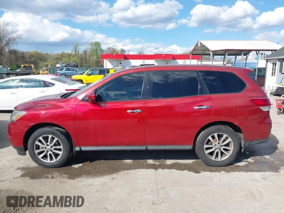 2014 Nissan Pathfinder S with VIN 5N1AR2MM2EC719481, listed as a IAAI auction lot 42041932 with 113,794 mi miles and . Bid and sale history available at DreamBid. Image 14.