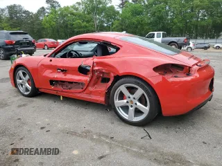 2016 Porsche Cayman S with VIN WP0AB2A80GK185261, listed as a Copart auction lot 52135744 with 80,607 mi miles and . Bid and sale history available at DreamBid. Image 2.