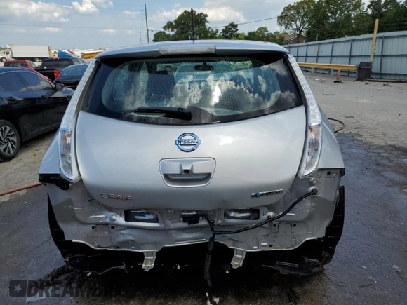 2015 Nissan LEAF SV with VIN 1N4AZ0CP1FC315812, listed as a Copart auction lot 63374323 with 64,358 mi miles. Bid and sale history available at carsss.com. Image 6.