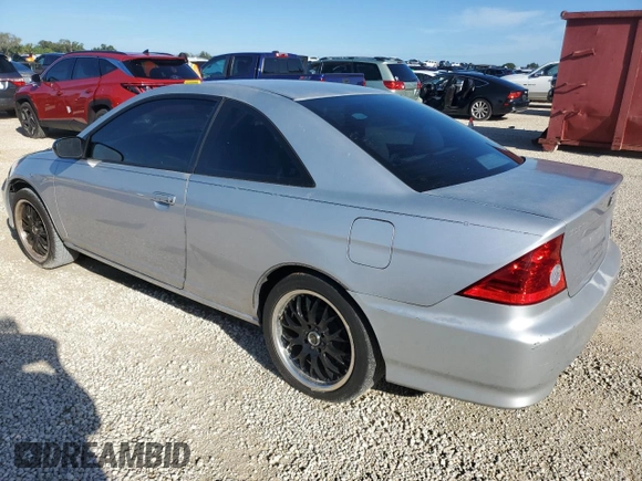 2005 Honda Civic LX with VIN 1HGEM21565L035293, listed as a Copart auction lot 74350794 with 197,536 mi miles and Salvage Title. Bid and sale history available at DreamBid. Image 2.