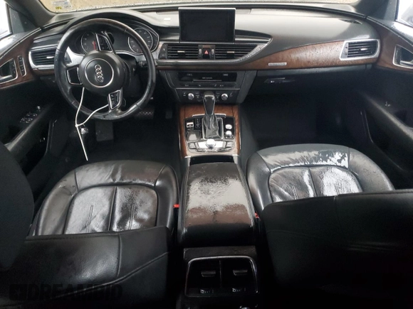 2016 Audi A7 Premium Plus with VIN WAUWGAFC2GN104433, listed as a Copart auction lot 55630065 with 166,291 mi miles and Salvage title. Bid and sale history available at DreamBid. Image 8.