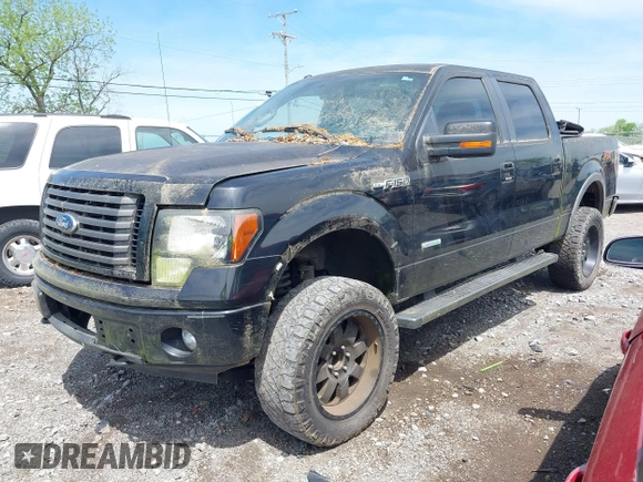 2012 Ford F-150 XL with VIN 1FTFW1ET5CFA41694, listed as a IAAI auction lot 42100124 with 136,416 mi miles. Bid and sale history available at carsss.com. Image 17.