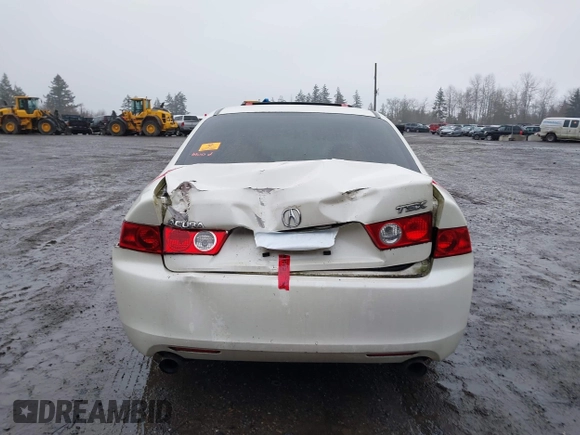 2004 Acura TSX w/Navigation with VIN JH4CL96924C009543, listed as a IAAI auction lot 41857212 with 1 mi miles. Bid and sale history available at carsss.com. Image 16.