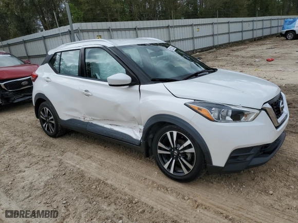 2018 Nissan Kicks SR with VIN 3N1CP5CU6JL531196, listed as a Copart auction lot 50224235 with 57,713 mi miles and Salvage Title. Bid and sale history available at carsss.com. Image 4.