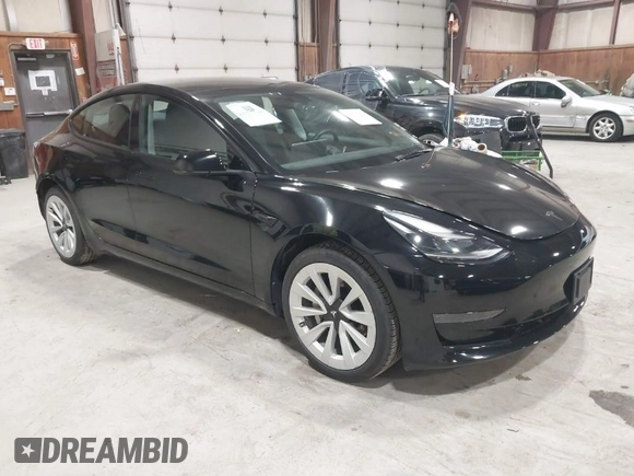2023 Tesla Model 3 with VIN 5YJ3E1EA5PF552241, listed as a IAAI auction lot 41876487 with 18,533 mi miles and . Bid and sale history available at carsss.com. Image 1.