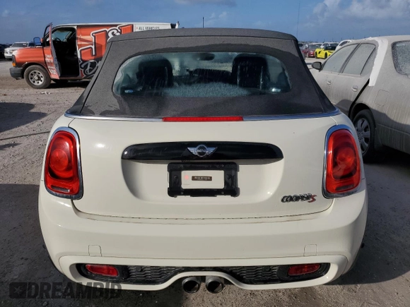 2018 MINI Convertible Cooper S with VIN WMWWG9C55J3C82430, listed as a Copart auction lot 76375164 with 41,785 mi miles and Salvage Title. Bid and sale history available at carsss.com. Image 6.