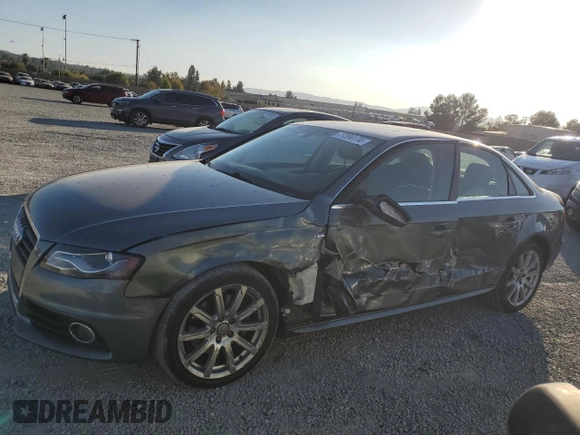 2012 Audi A4 2.0T Premium Plus with VIN WAUEFAFL3CA119703, listed as a Copart auction lot 77394174 with 125,593 mi miles and Salvage Title. Bid and sale history available at carsss.com. Image 1.