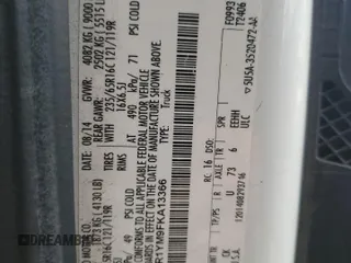 2015 Ford Transit Cargo с VIN 1FTNR1YM9FKA13366, выставлен на аукционе Copart как лот 57946755 с пробегом 129 500 миль миль и Списание • Salvage title. История ставок и продаж доступна на DreamBid. Изображение 13.