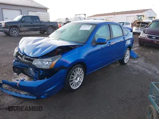 2011 Ford Focus SES with VIN 1FAHP3GN8BW165687, listed as a IAAI auction lot 41854781 with 153,445 mi miles. Bid and sale history available at carsss.com. Image 18.
