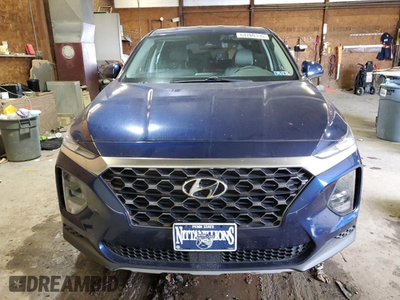 2019 Hyundai Santa Fe SE with VIN 5NMS2CAD9KH098017, listed as a Copart auction lot 64760335 with 48,456 mi miles and Salvage title. Bid and sale history available at DreamBid. Image 5.