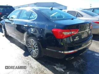 2014 Kia Cadenza Premium with VIN KNALN4D76E5137996, listed as a IAAI auction lot 41399665 with 130,797 mi miles. Bid and sale history available at carsss.com. Image 3.