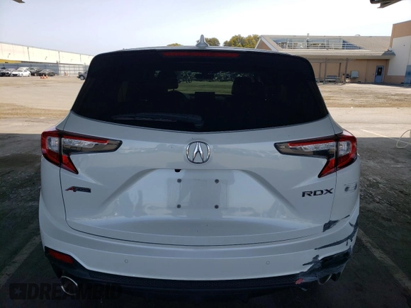 2020 Acura RDX w/A-Spec Pkg with VIN 5J8TC1H69LL017323, listed as a Copart auction lot 62030955 with 67,768 mi miles and Salvage title. Bid and sale history available at DreamBid. Image 6.
